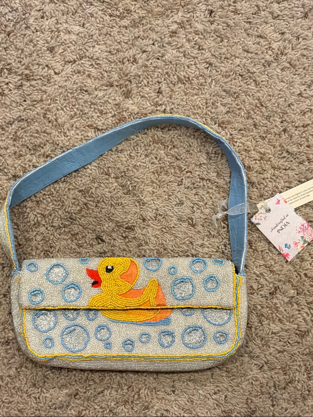 Rubber Duck Beaded Bag